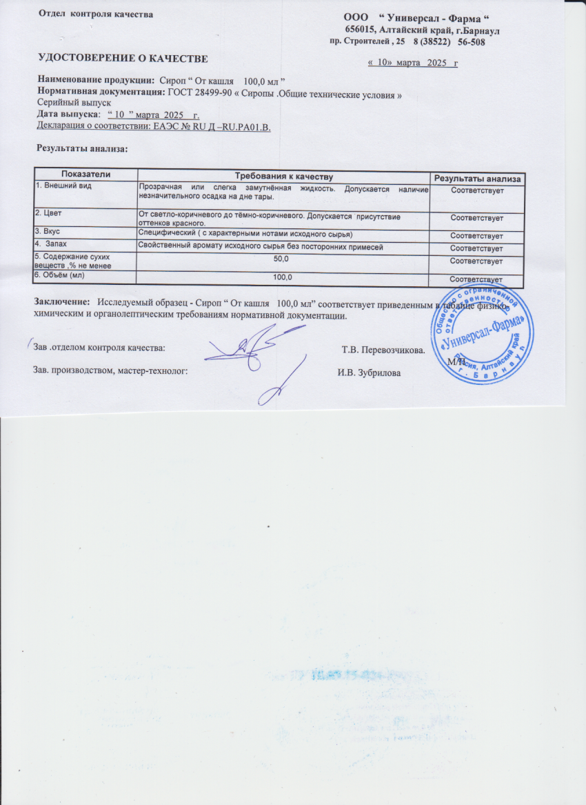 Паспорт №032025